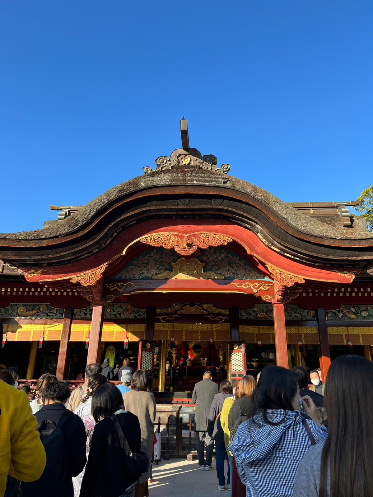 参道と社殿